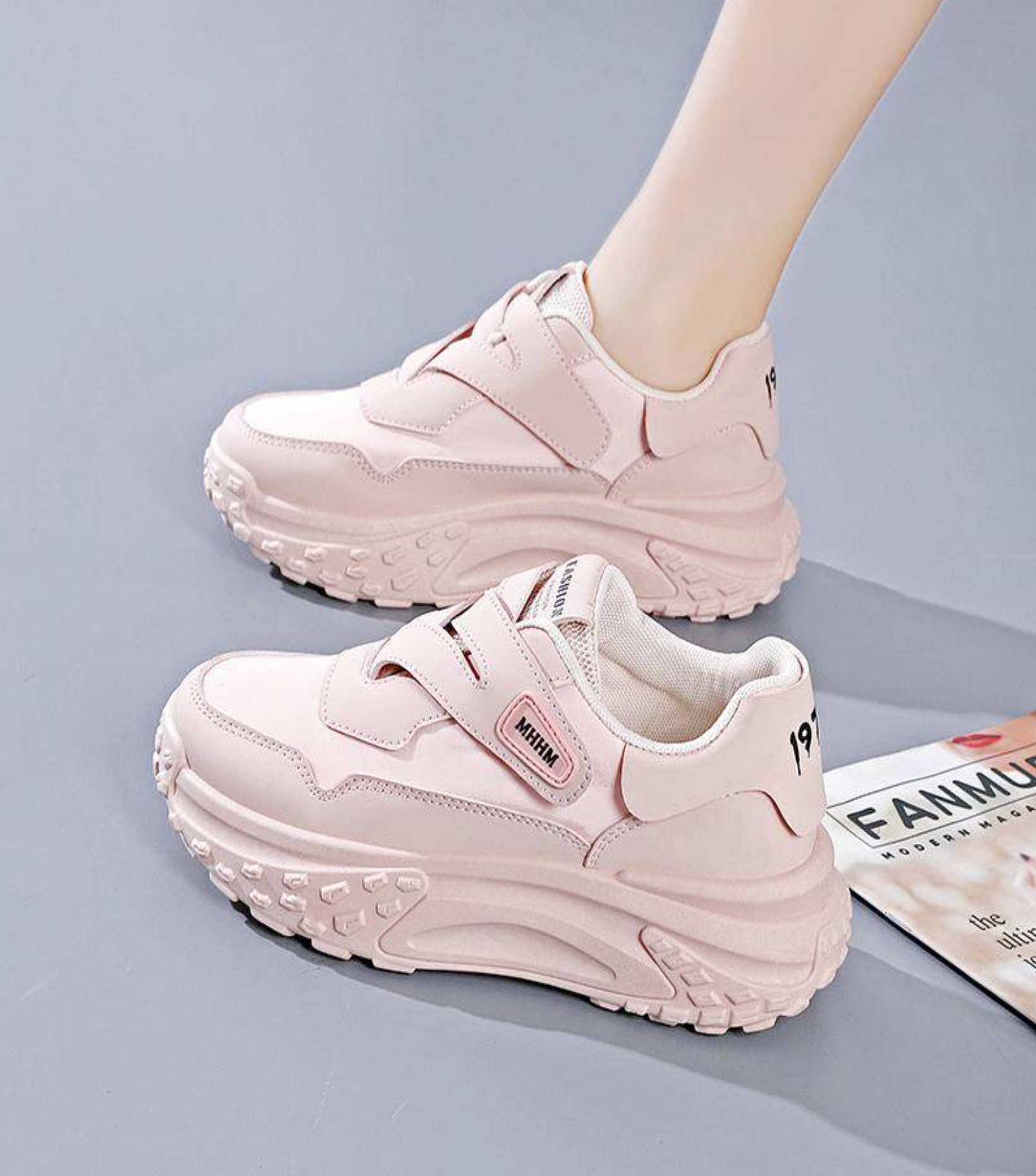 Outdoor Leather Comfy Sneakers